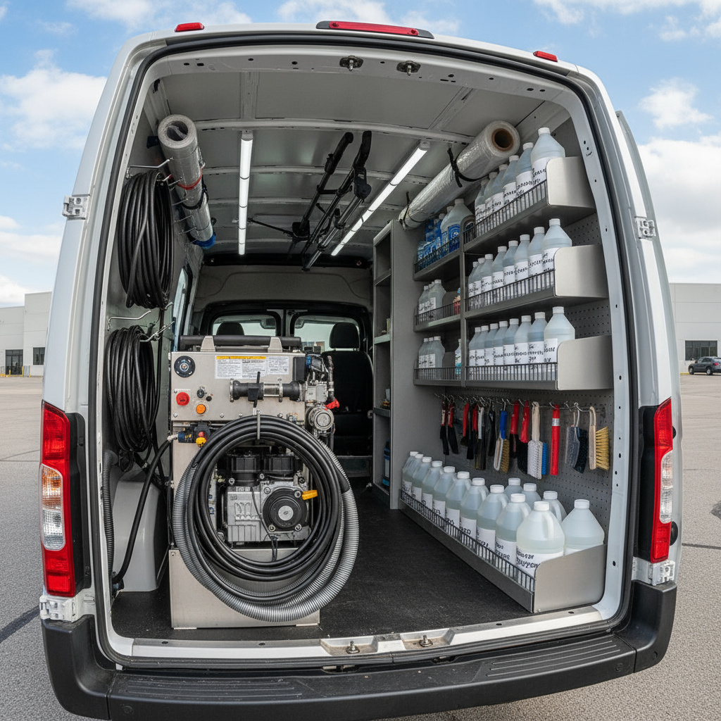 Professionelles Teppichreinigungs‑Equipment